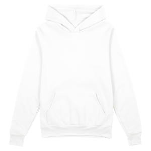Minimal White Hoodie – Unisex