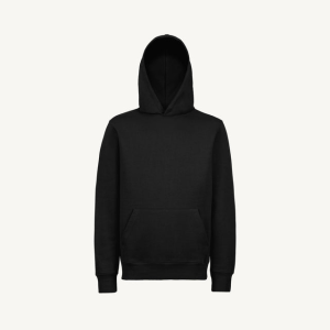 Minimal Black Hoodie – Unisex