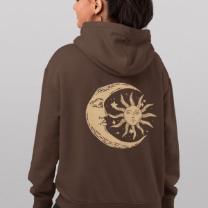 Streetwear Hoodie – Dark Brown